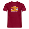 I love BVG - Männer Premium T-Shirt - Ziegelrot