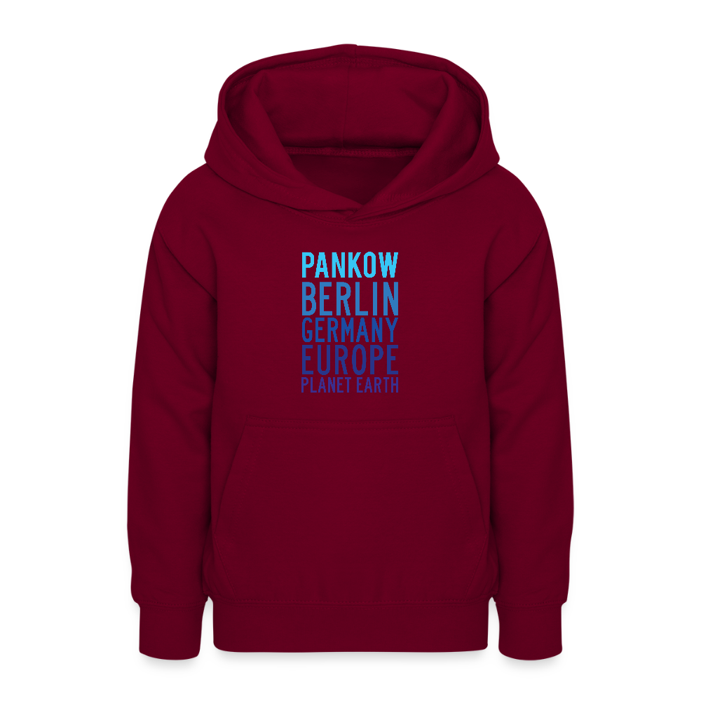 Pankow Planet Earth - Teenager Hoodie - Bordeaux