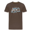 kenn ick wees ick hab ick schon - Männer Premium T-Shirt - Edelbraun