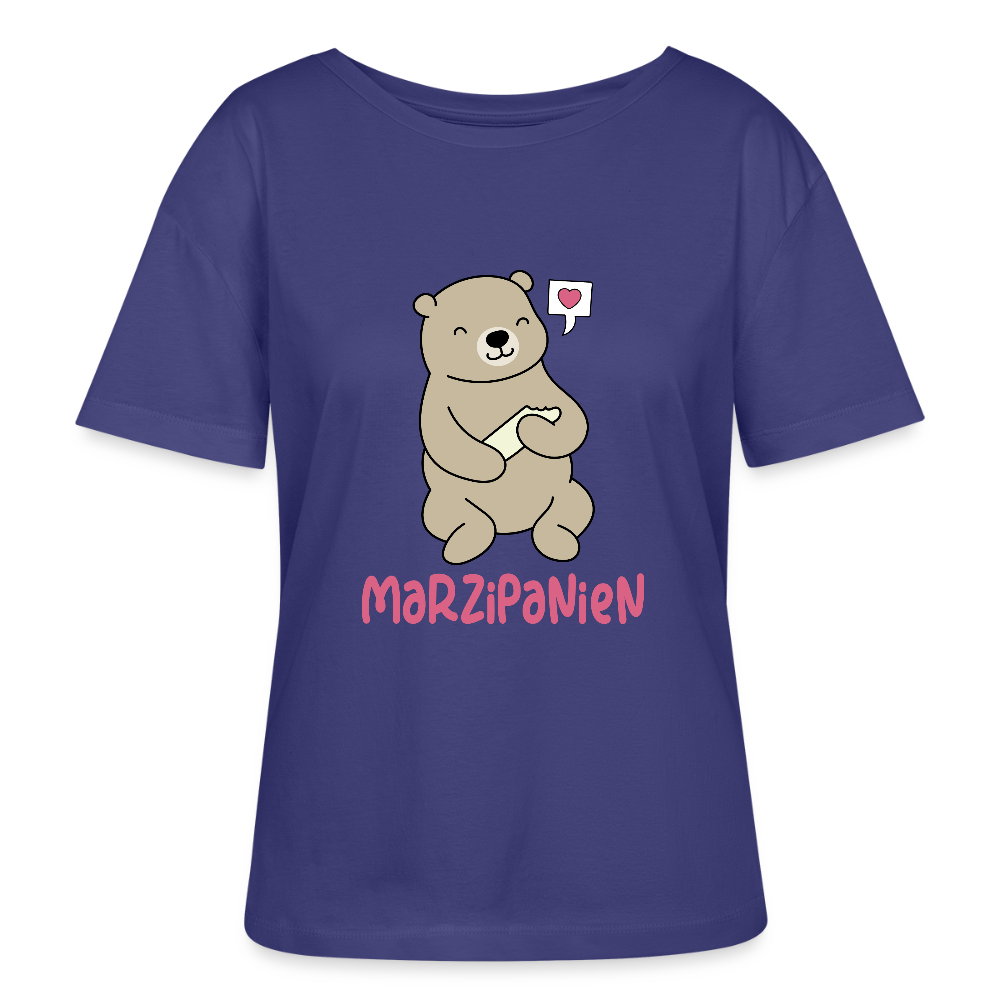 Marzipanien - Relaxed Rundhals Frauen Bio-T-Shirt - Dämmerung