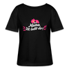 Mama, ick liebe dir! - Relaxed Rundhals Frauen Bio-T-Shirt - Schwarz