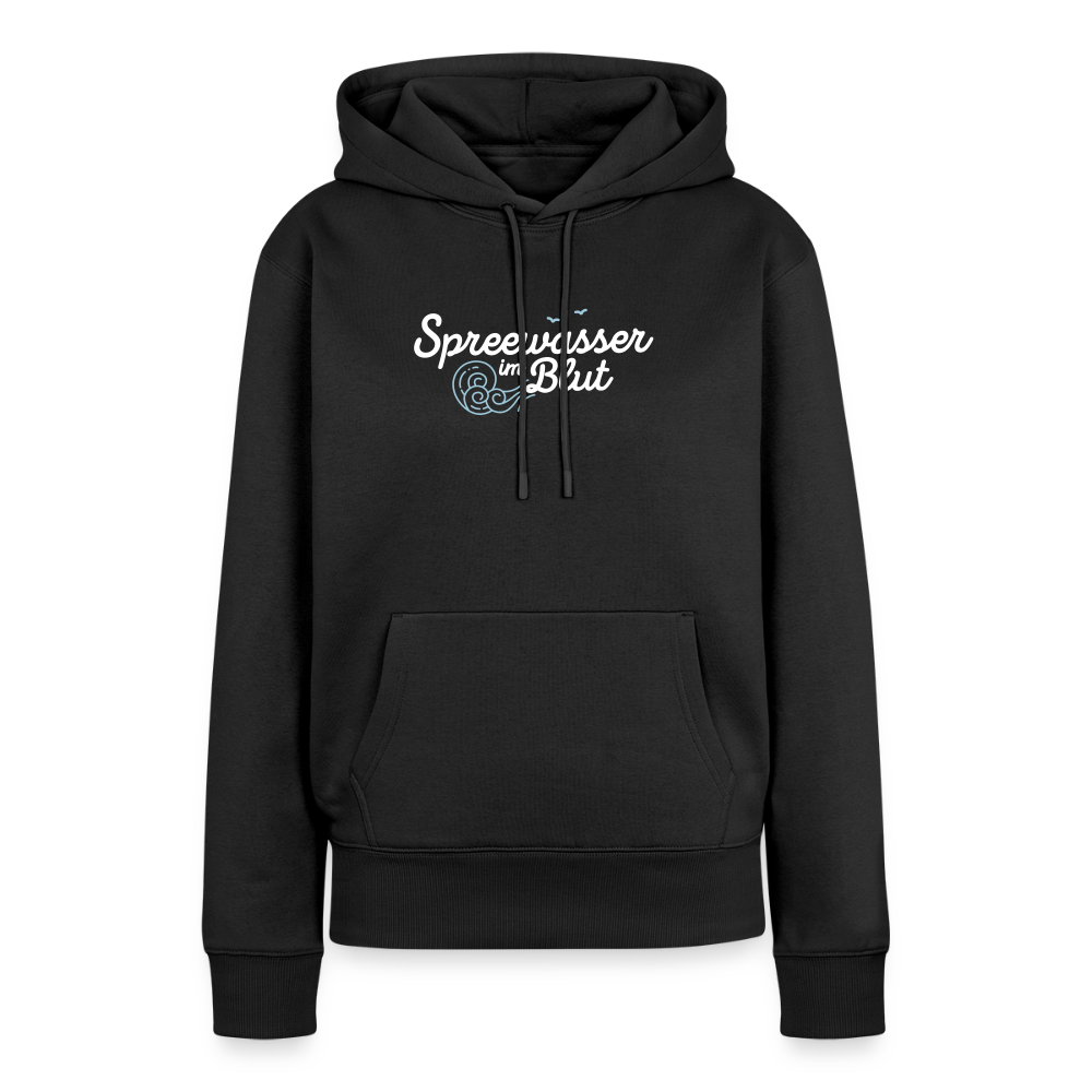 Spreewasser im Blut - Frauen Premium Hoodie - Schwarz