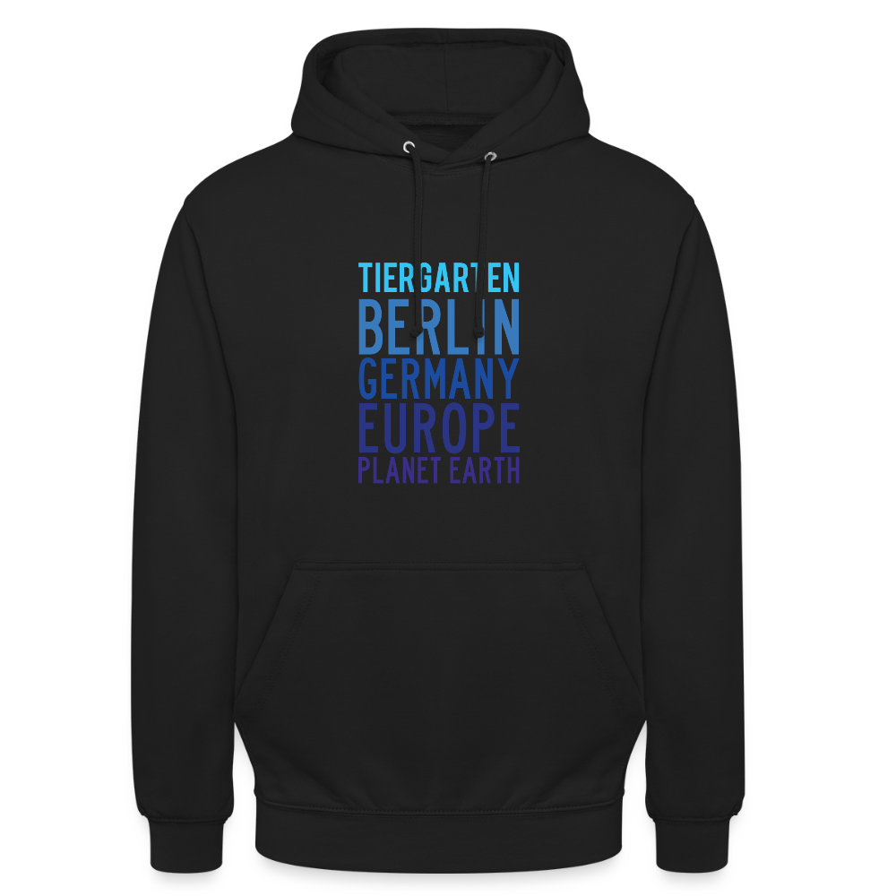 Tiergarten Planet Earth - Unisex Hoodie - Schwarz