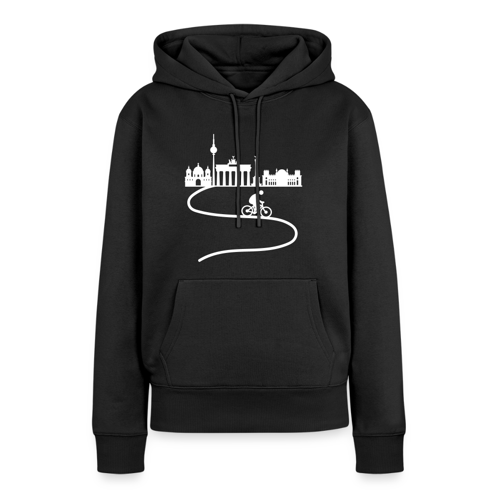 Aus der Stadt - Frauen Premium Hoodie - Schwarz