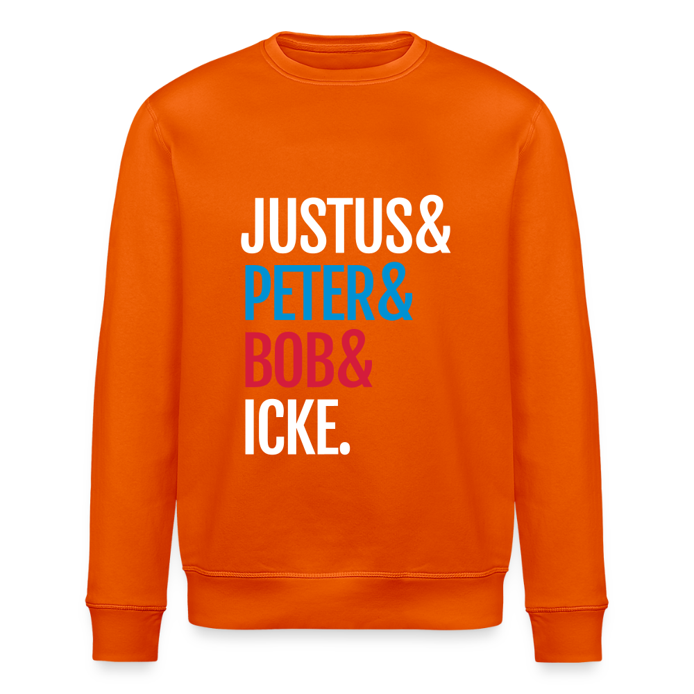 Justus & Peter & Bob & Icke - Unisex Bio Sweatshirt - Tieforange