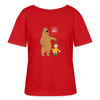 Is dit Bio? - Relaxed Rundhals Frauen Bio-T-Shirt - Rot