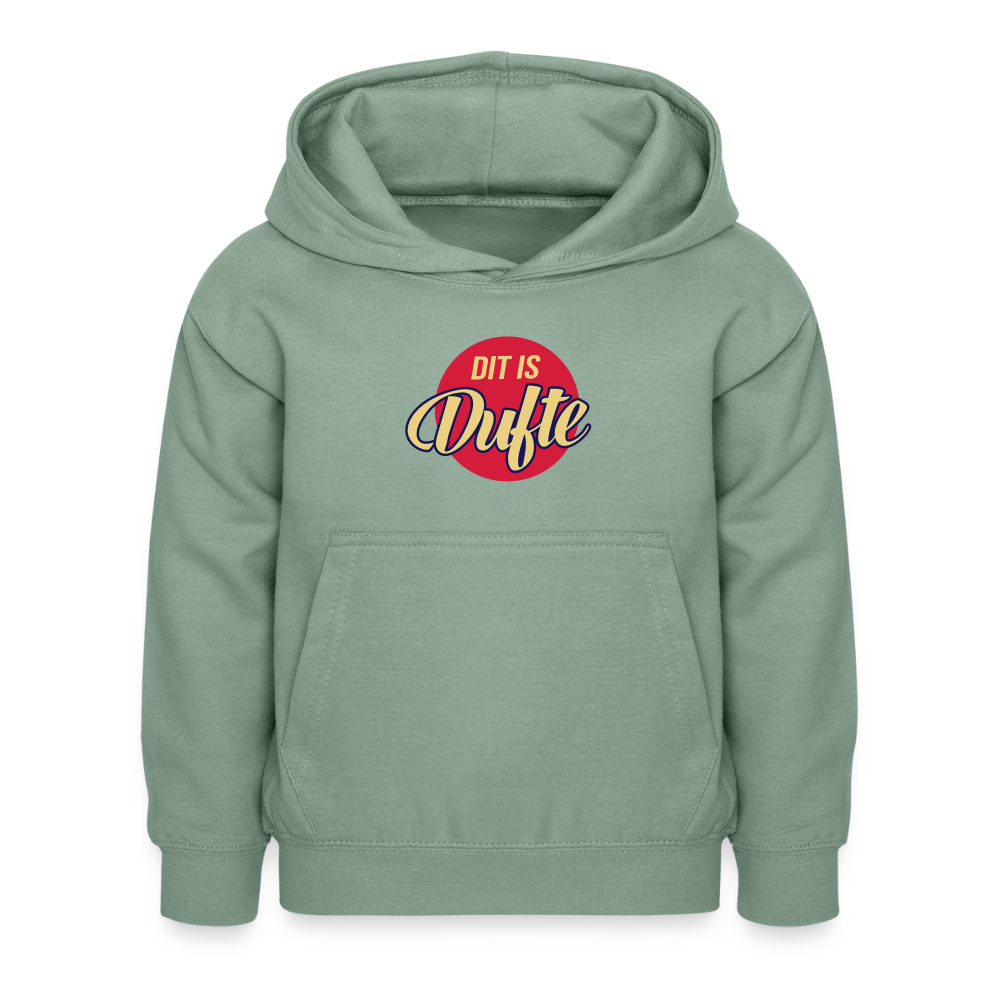 Dit Is Dufte - Kinder Hoodie - Graugrün