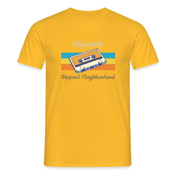 Köpenick Hippest Neighborhood - Männer Premium T-Shirt - Gelb