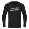 Mein Kiez, meine Regeln! - Männer Sport Langamshirt - Schwarz