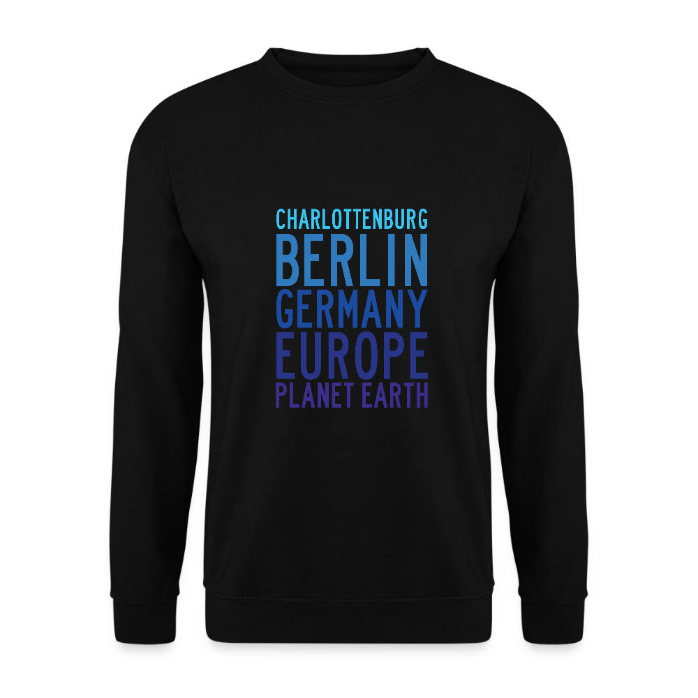 Charlottenburg - Earth - Unisex Pullover - Schwarz