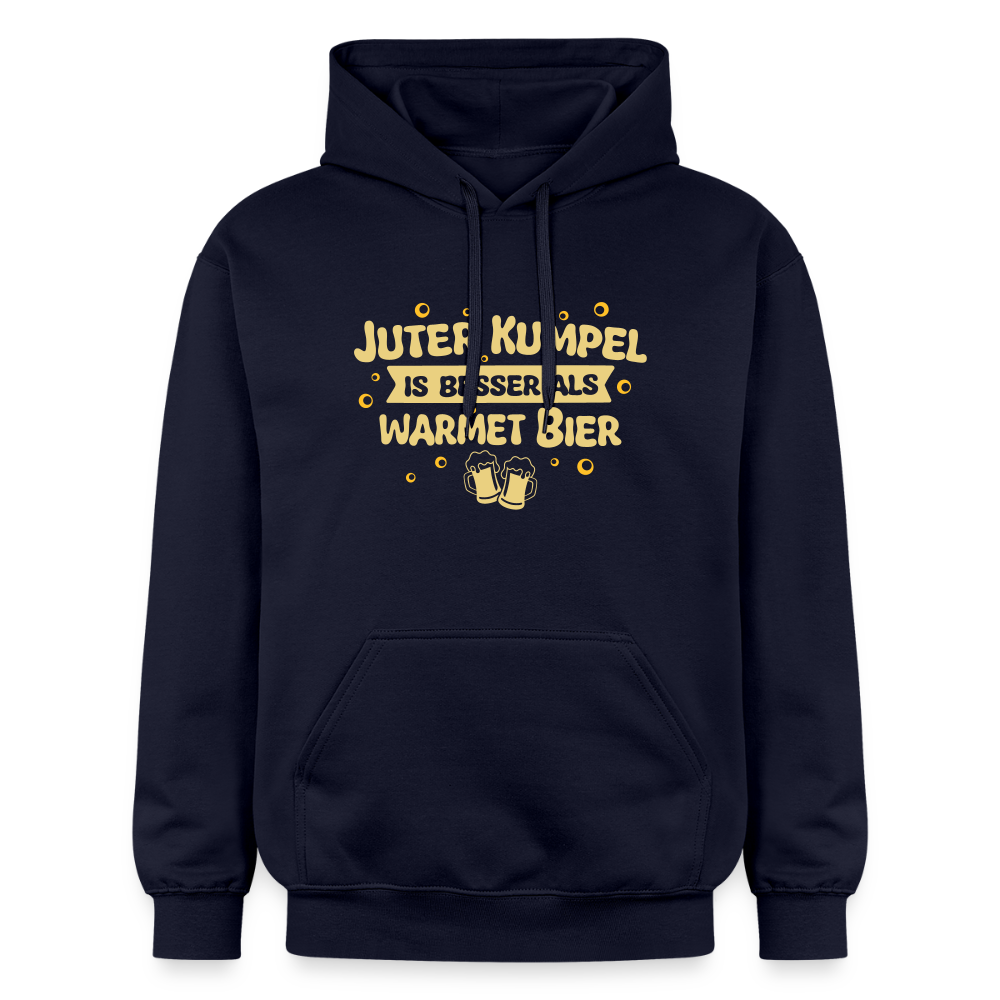 Juter Kumpel ist besser als warmet Bier - Hoodie - Navy