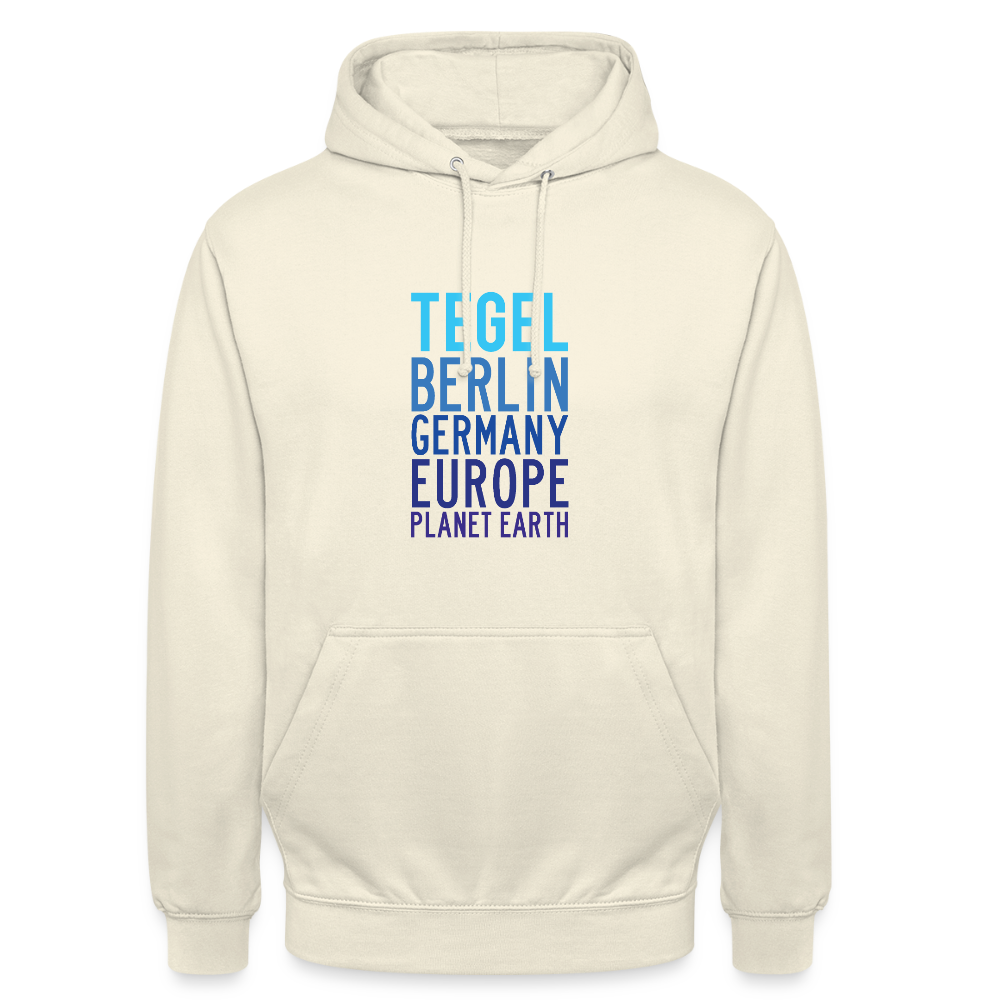 Tegel Planet Earth - Unisex Hoodie - Vanille-Milchshake