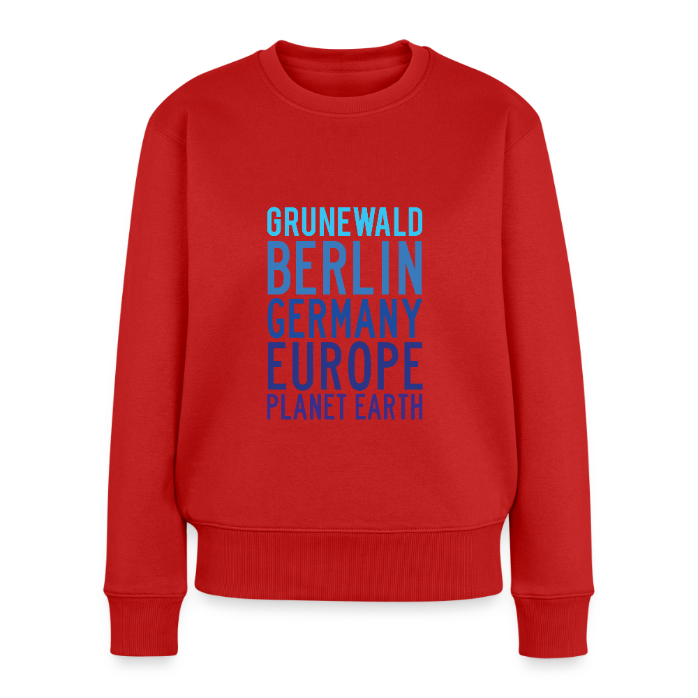 Grunewald Planet Earth - Frauen Premium Pullover - Rot