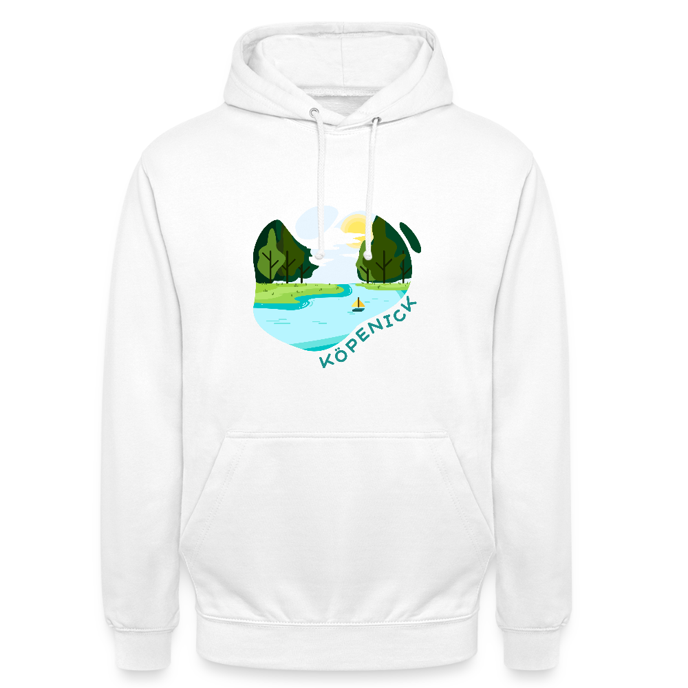 Köpenick am Wasser - Unisex Hoodie - Weiß