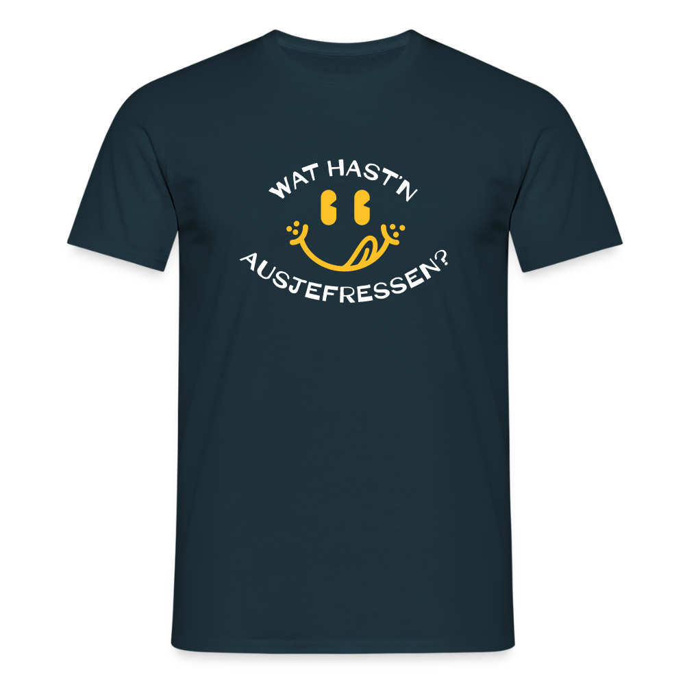 Wat Hast’n Ausjefressen - Männer Premium T-Shirt - Navy