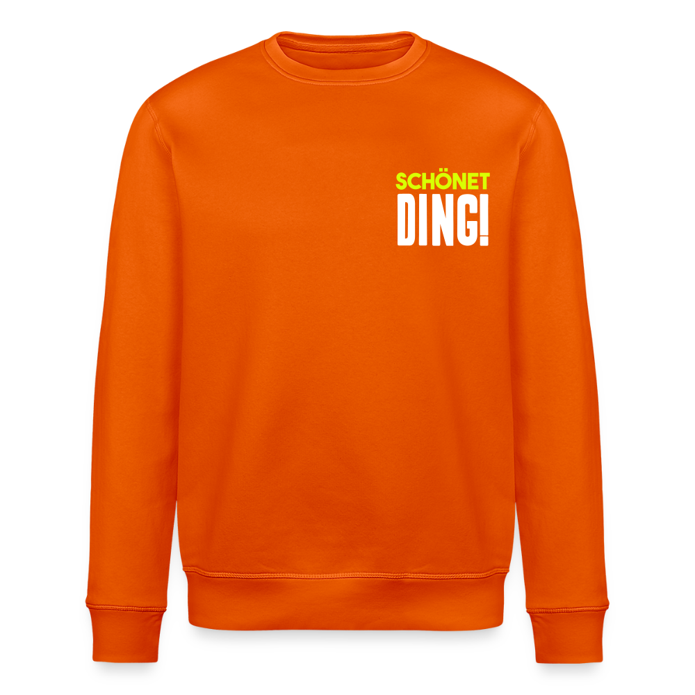 schönet Ding! - Unisex Bio Sweatshirt - Tieforange