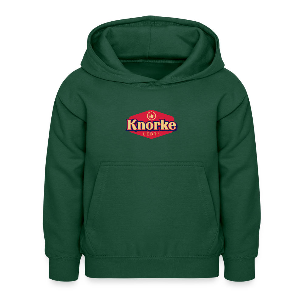 KNORKE lebt! - Kinder Hoodie - Flaschengrün