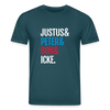Justus & Peter & Bob & Icke - Unisex Bio T-Shirt - Dunkles Petrol