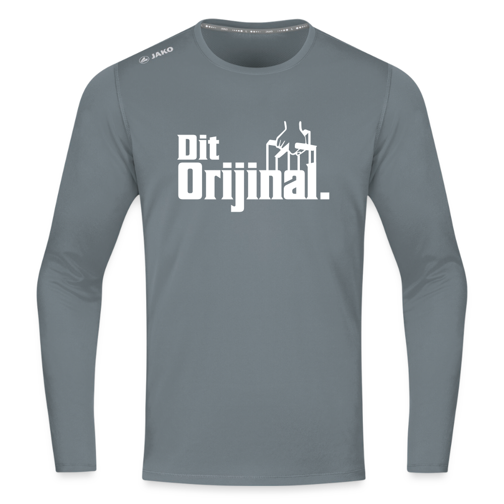 Dit Orijinal - Männer Sport Langamshirt - Grau