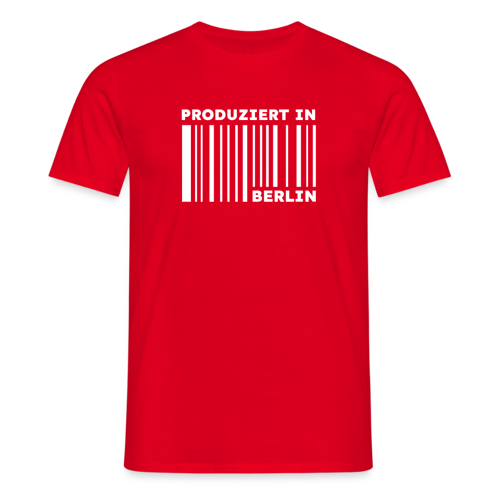 PRODUZIERT IN BERLIN - Männer Premium T-Shirt - Rot