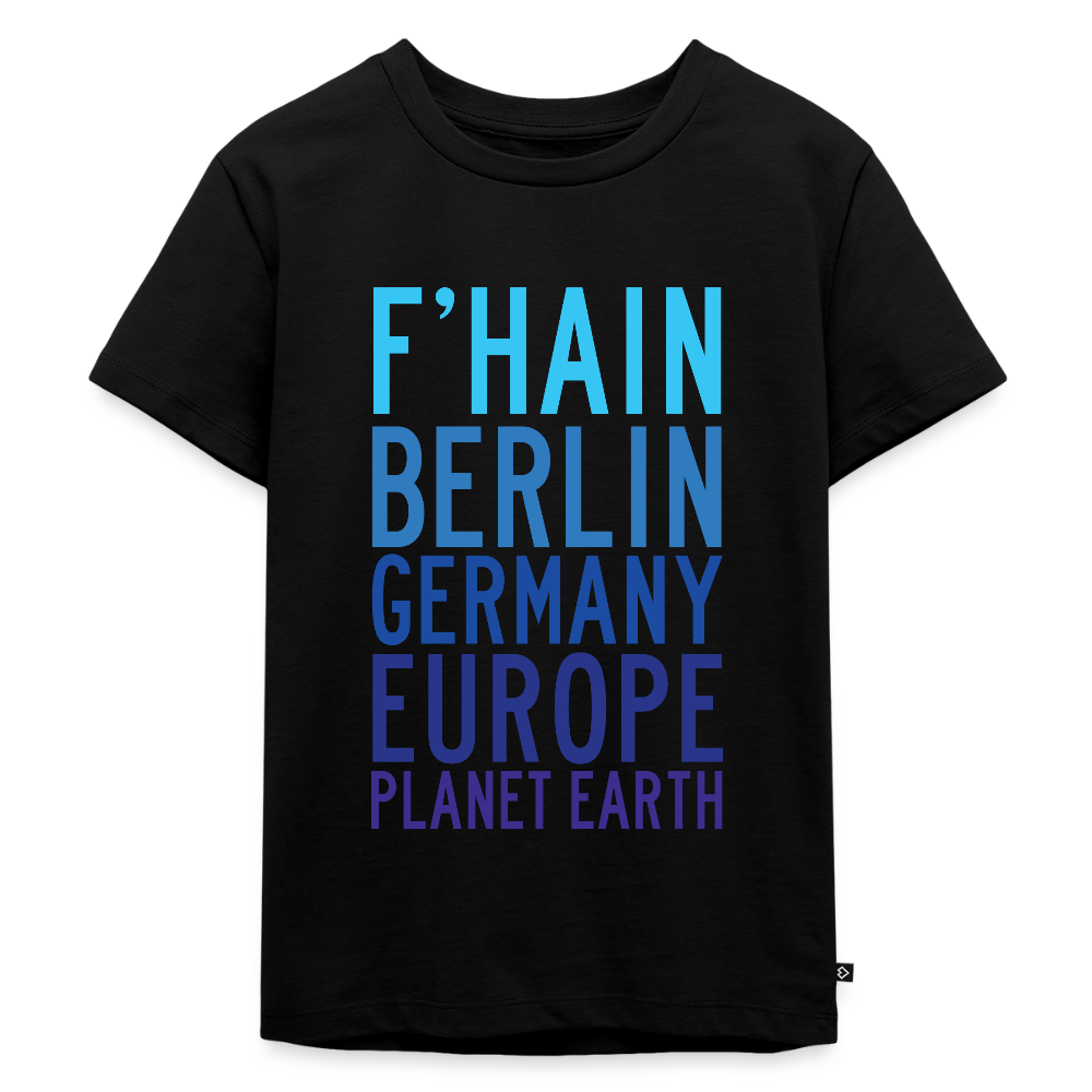 F'hain - Planet Earth - Kinder Premium T-Shirt - Schwarz