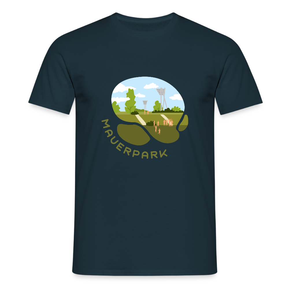 Mauerpark - Männer Premium T-Shirt - Navy