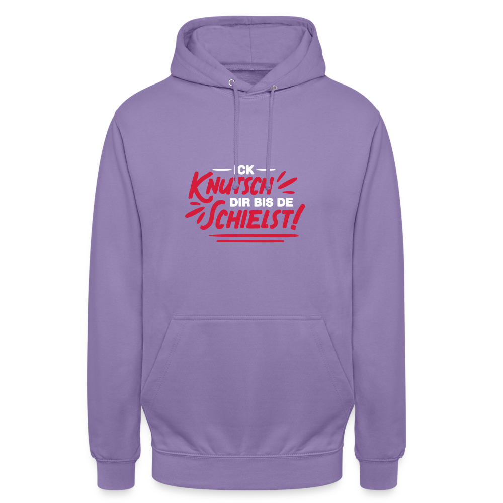 Ick knutsch dir! - Unisex Hoodie - Lavendel
