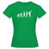 Evolution - Frauen Premium T-Shirt - Kelly Green