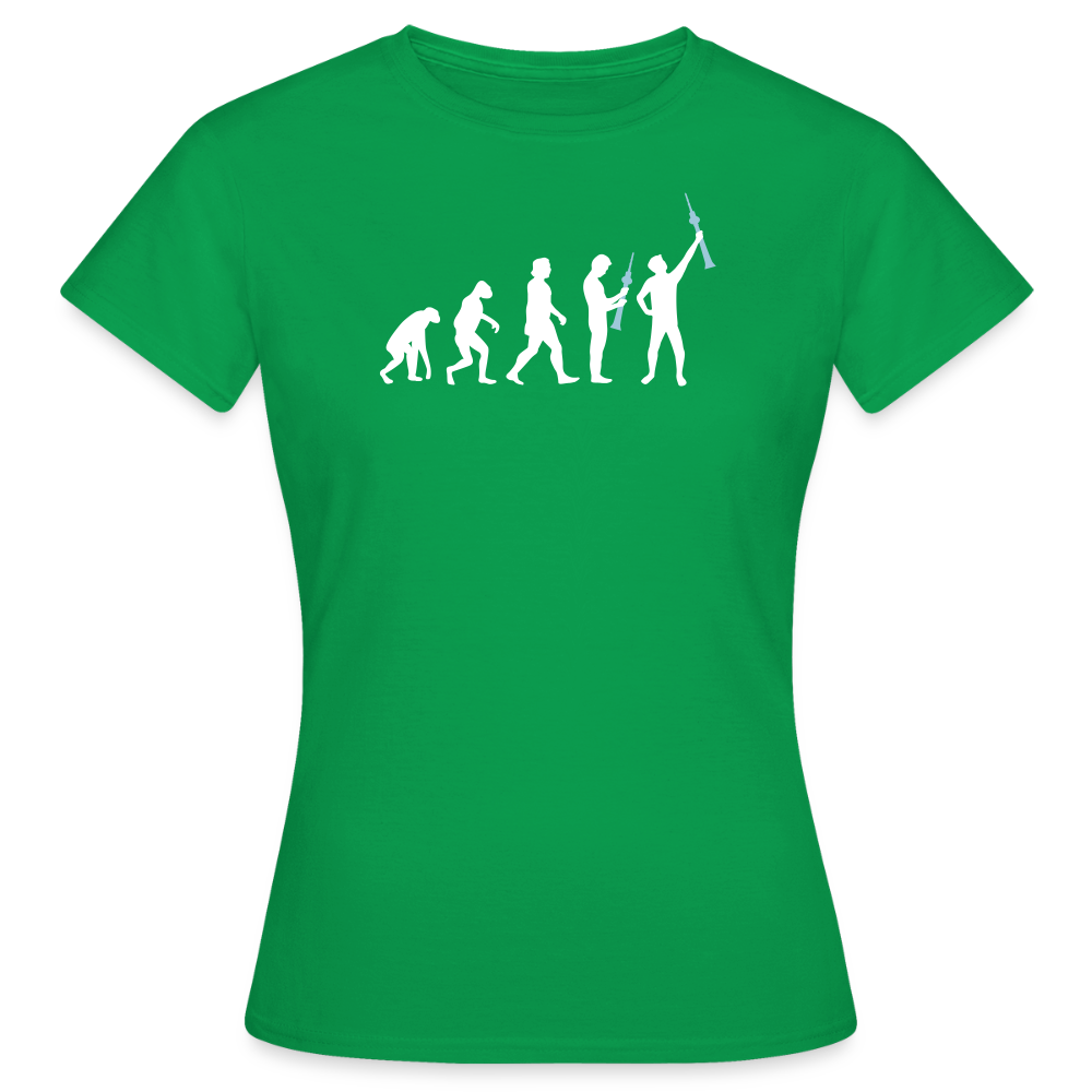 Evolution - Frauen Premium T-Shirt - Kelly Green