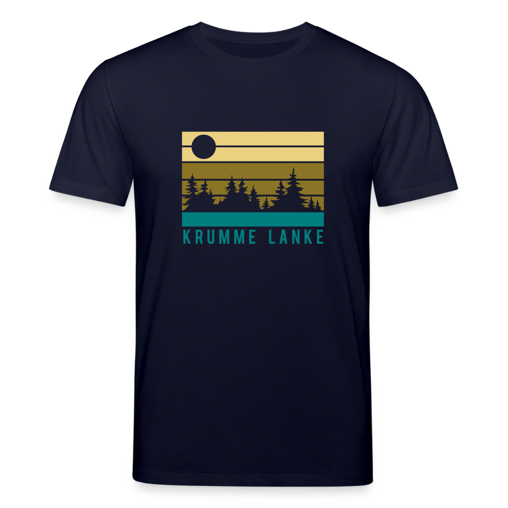 Krumme Lanke - Unisex Bio T-Shirt - Navy