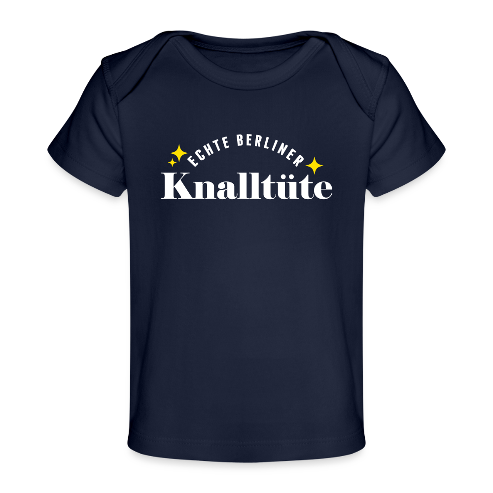 Echte Berliner Knalltüte - Baby Bio T-Shirt - Dunkelnavy