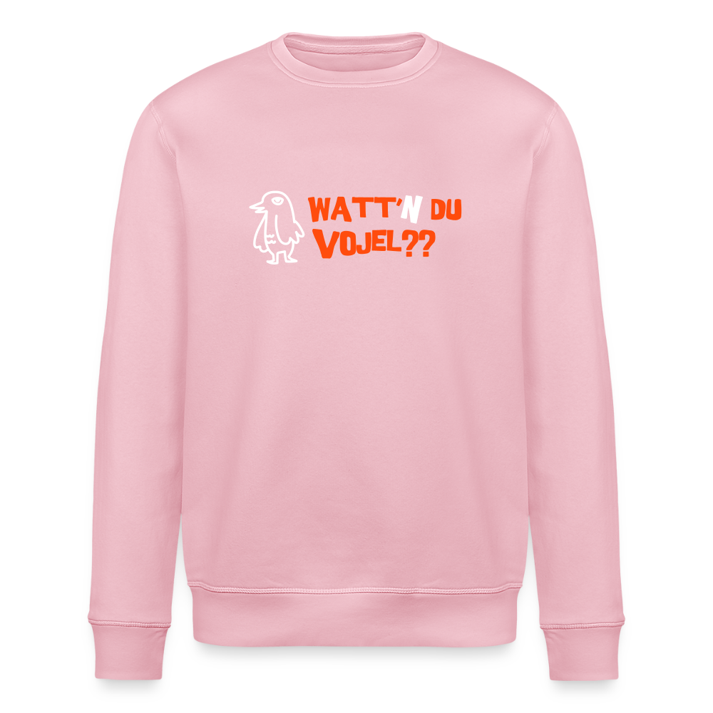 Watt'n du Vojel - Unisex Bio Sweatshirt - Hellrosa