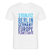 Steglitz Planet Earth - Männer Premium T-Shirt - Weiß