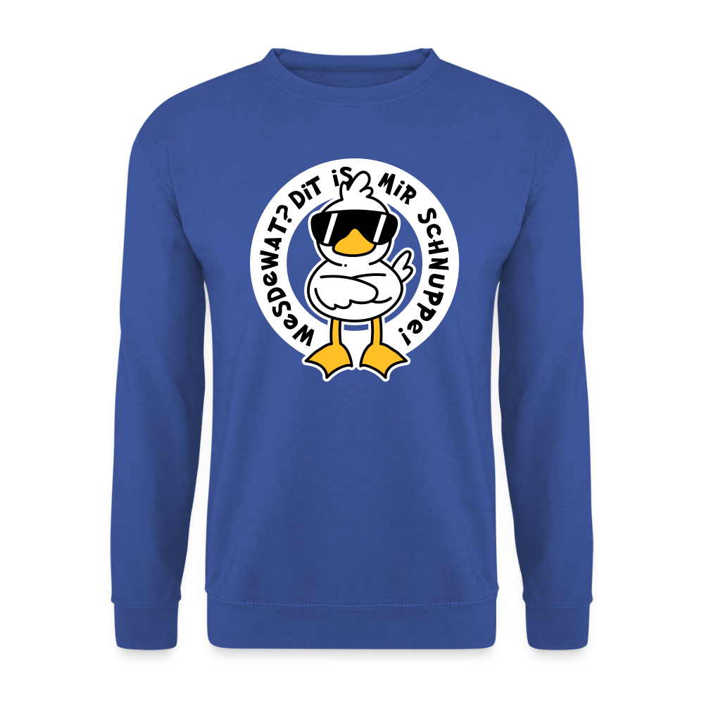 Wesdewat? - Unisex Pullover - Royalblau