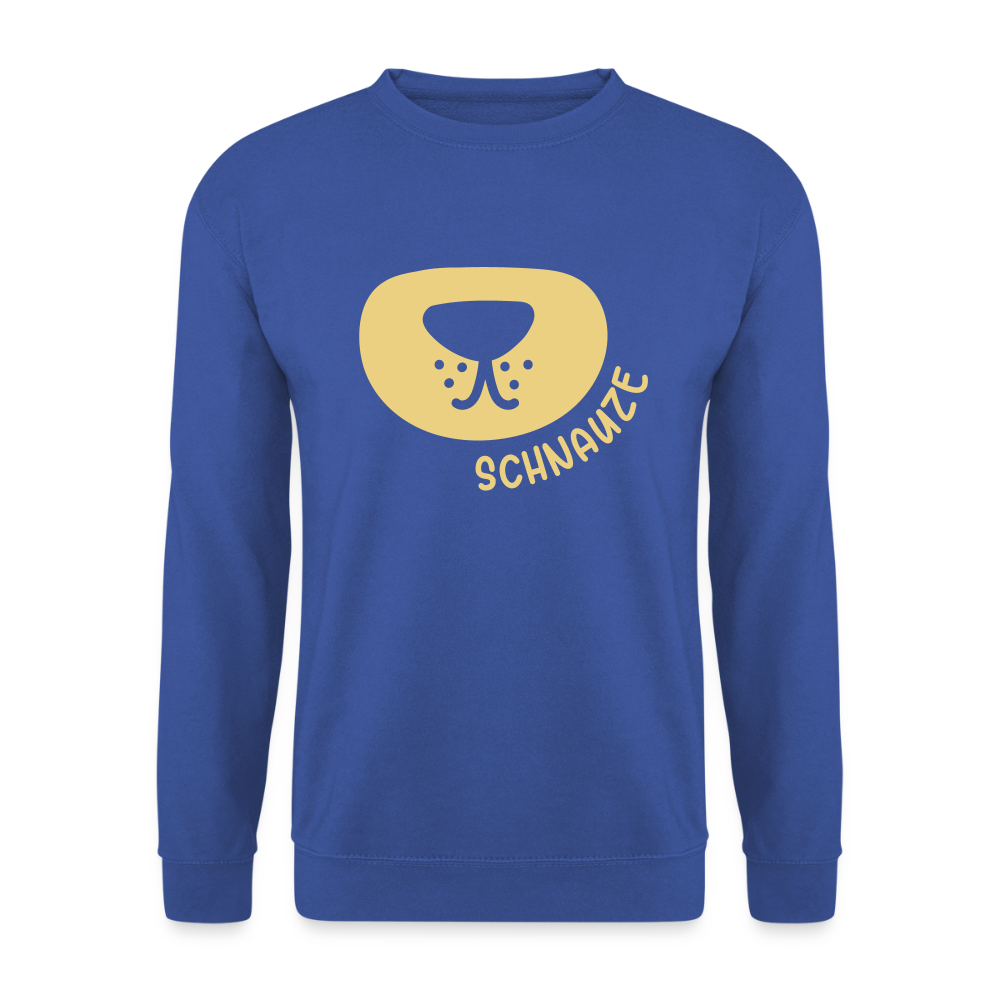 Schnauze - Unisex Pullover - Royalblau