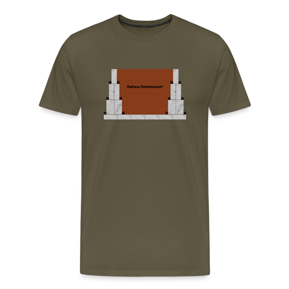 Rathaus Reinickendorf - Männer Premium T-Shirt - Khaki