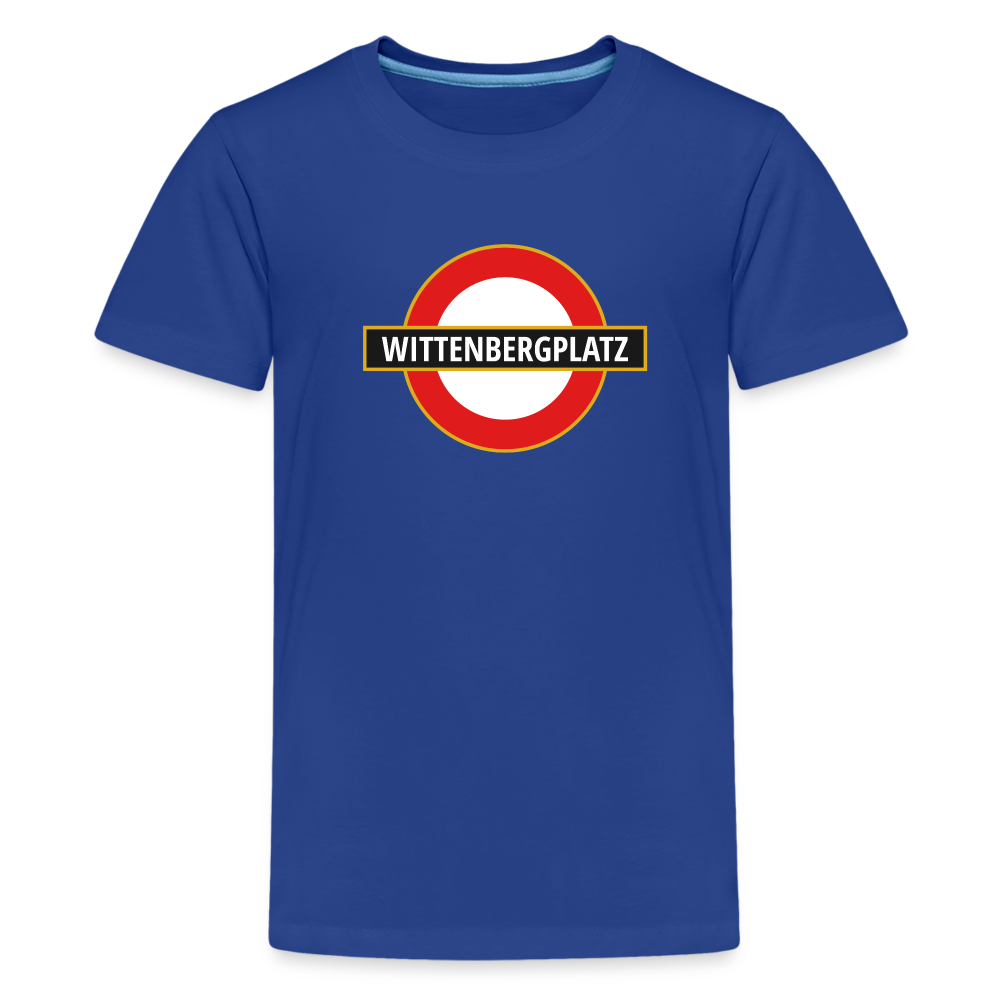 Wittenbergplatz - Teenager Premium T-Shirt - Königsblau