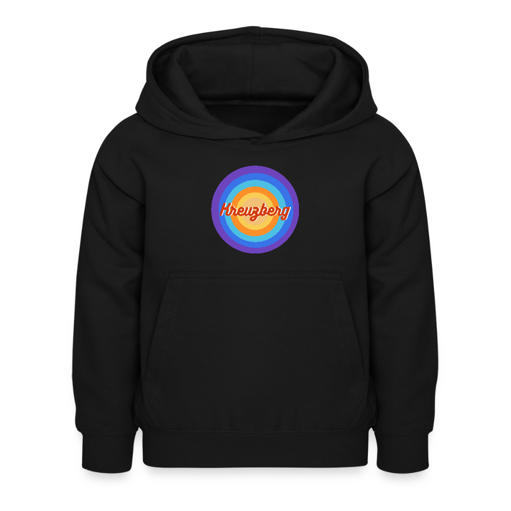 Kreuzberg Retro - Kinder Hoodie - Schwarz