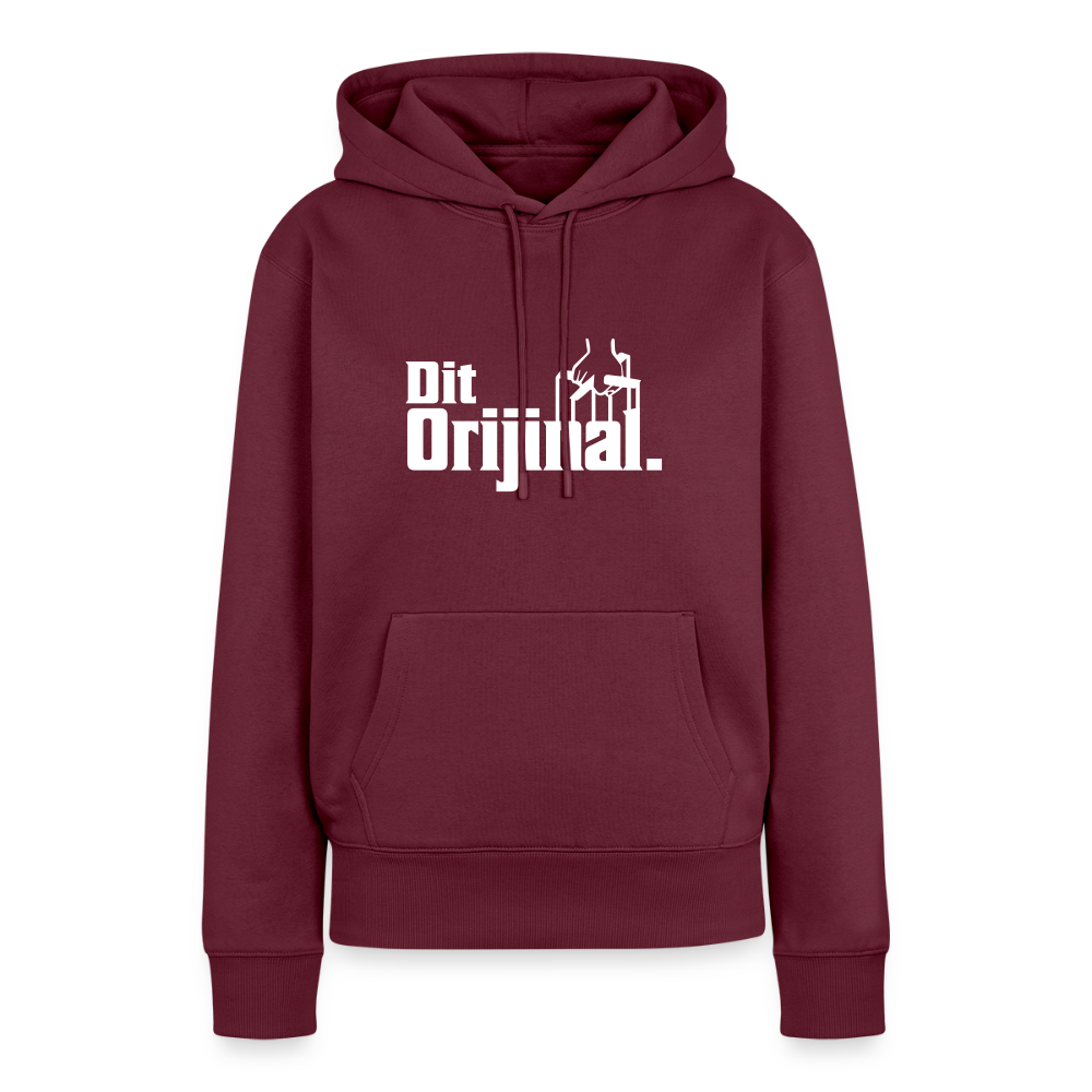 Dit Orijinal - Frauen Premium Hoodie - Burgunderrot