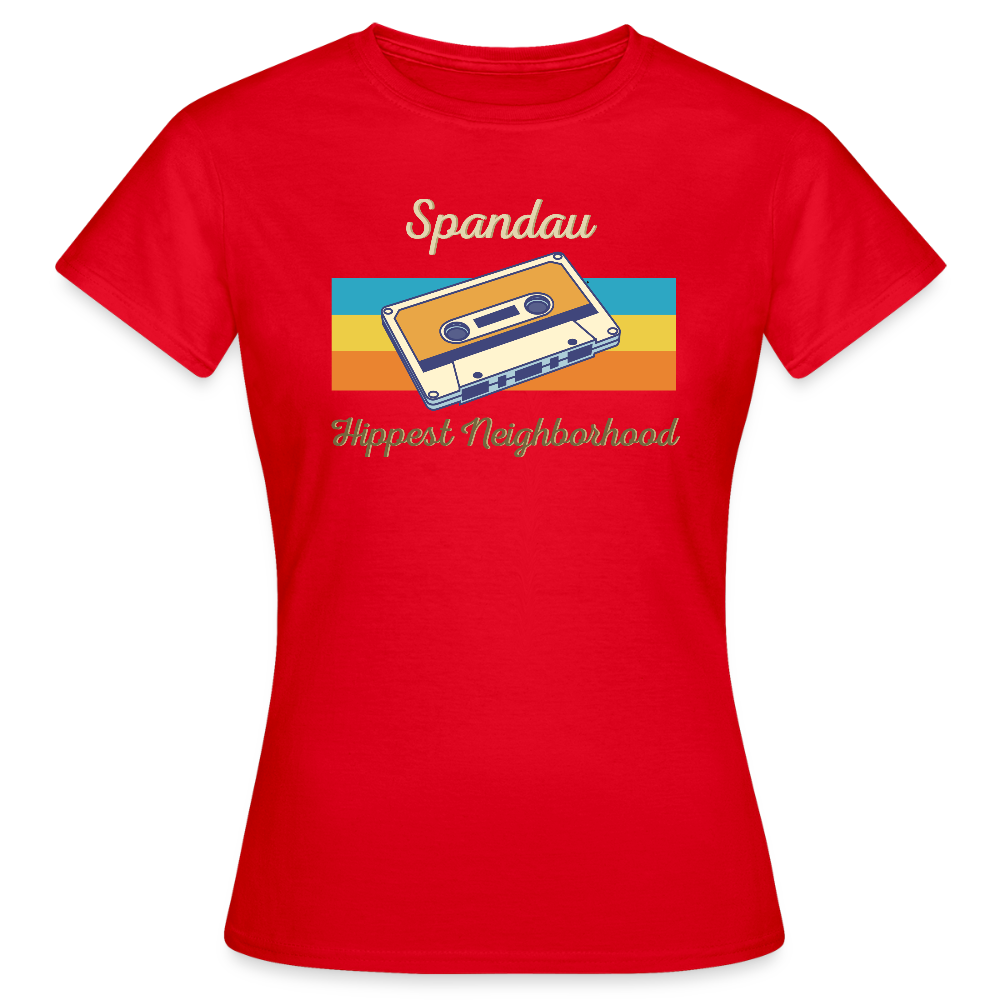 Spandau Hippest Neighborhood - Frauen Premium T-Shirt - Rot