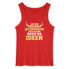 Ick bin keen Sturkopp - Männer Tank Top - Rot