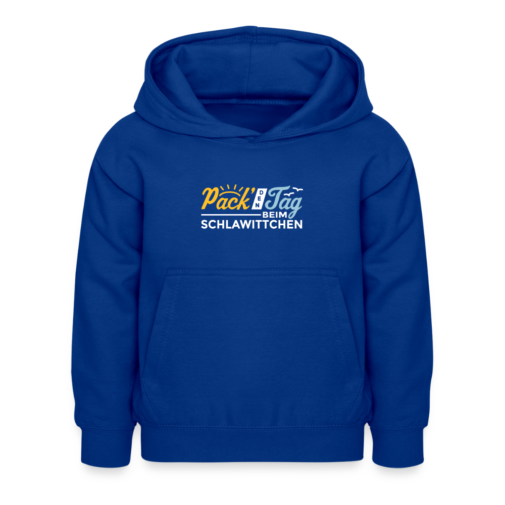 Pack' den Tag beim Schlawittchen - Kinder Hoodie - Royalblau