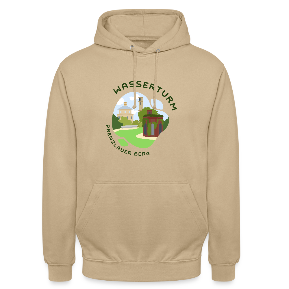 Wasserturm Prenzlauer Berg - Unisex Hoodie - Beige