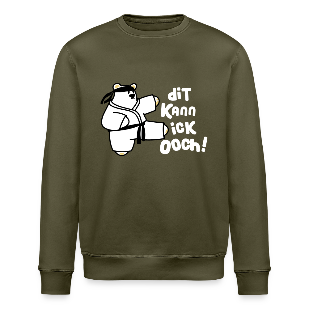 Dit kann ick ooch! - Unisex Bio Sweatshirt - Khaki