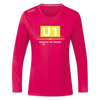 U1 - Frauen Sport Langarmshirt - dunkles Pink