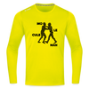 Mo le cule Man - Männer Sport Langamshirt - Neongelb