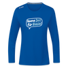 Keene Zeit für Blabla! - Frauen Sport Langarmshirt - Royalblau