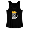 Ick kieke, staune, wunda mir, wie'n kühles Bier jefällt mir hier - Frauen Bio Tank Top - Schwarz