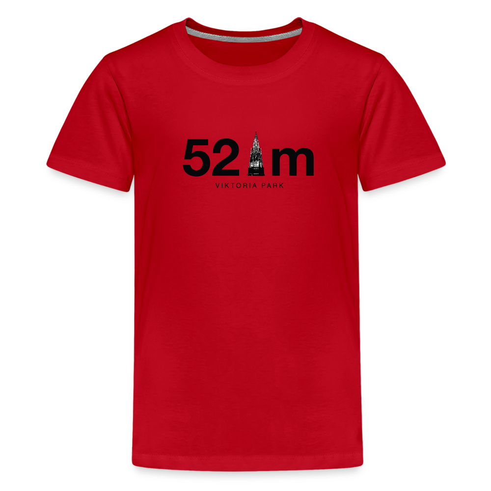 52 m Viktoria Park - Teenager Premium T-Shirt - Rot