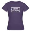 Tach ihr Flitzpiepen - weiß - Frauen Premium T-Shirt - Dunkellila